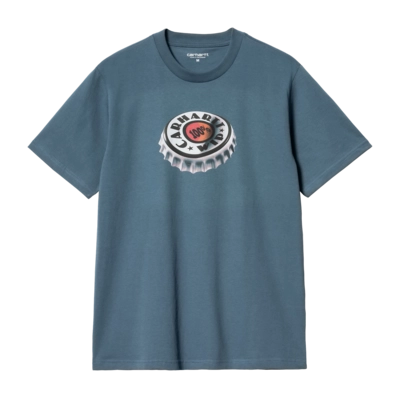 T-Shirt Carhartt WIP Unisexe S/S Bottle Cap Naval