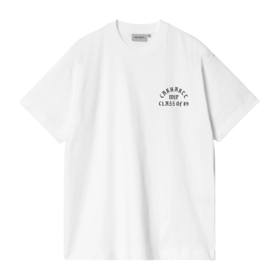 T-Shirt Carhartt WIP Unisexe S/S Class of 89 White / Black