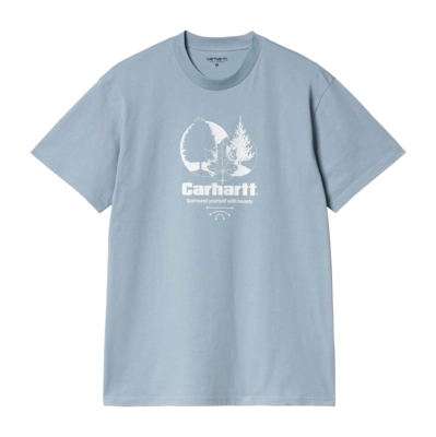 T-Shirt Carhartt WIP Unisexe S/S Surround Frosted Blue