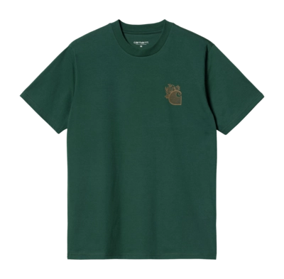 T-Shirt Carhartt WIP Unisexe S/S Little Hellraiser Chervil / Brown