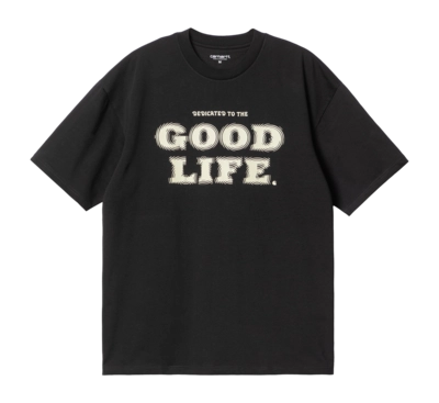 T-Shirt Carhartt WIP Unisexe S/S Mist Black / Wax