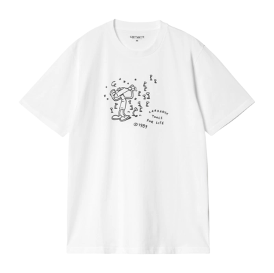 T-Shirt Carhartt WIP Unisexe S/S Tools For Life White / Black