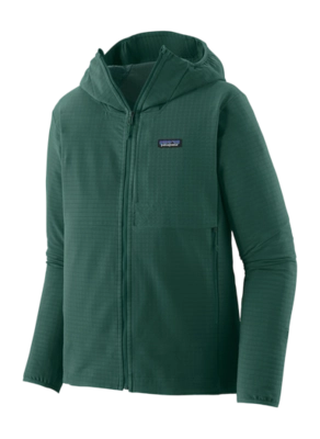 Zip Sweatshirt Patagonia Men's R1 TechFace Hoody Conifer Green