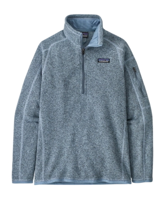 Trui Patagonia Women Better Sweater 1/4 Zip Steam Blue