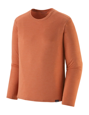 T Shirt Patagonia Men L/S Cap Cool Lightweight Shirt Sienna Clay / Light Sienna Clay X/Dye