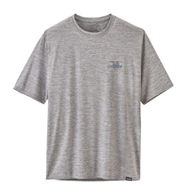 T Shirt Patagonia Men Cap Cool Daily Graphic Shirt '73 Skyline: Feather Grey