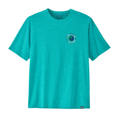 T-Shirt Patagonia Cap Cool Daily Graphic Shirt Herren Unity Fitz: Subtidal Blue X/Dye