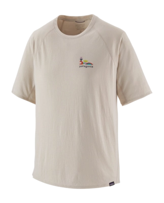 T-Shirt Patagonia Cap Cool Trail Graphic Shirt Herren Lose It: Pumice
