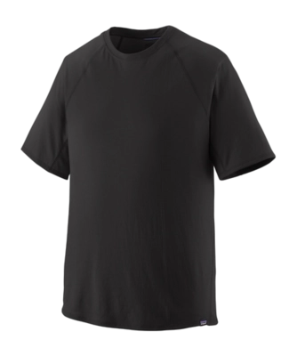 T Shirt Patagonia Men Cap Cool Trail Shirt Black 2024