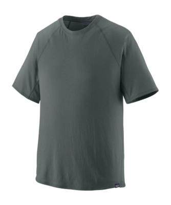 T Shirt Patagonia Men Cap Cool Trail Shirt Nouveau Green