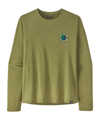T Shirt Patagonia Men L/S Cap Cool Daily Graphic Shirt Unity Fitz: Buckhorn Vert X/Dye