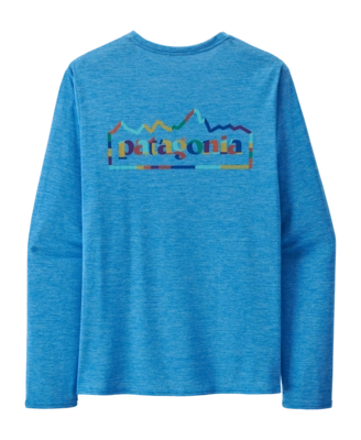T-shirt Patagonia Homme L/S Cap Cool Daily Graphic Shirt Unity Fitz: Vessel Blue X/Dye