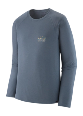 T Shirt Patagonia Homme L/S Cap Cool Trail Graphic Shirt Unity Fitz: Utility Blue