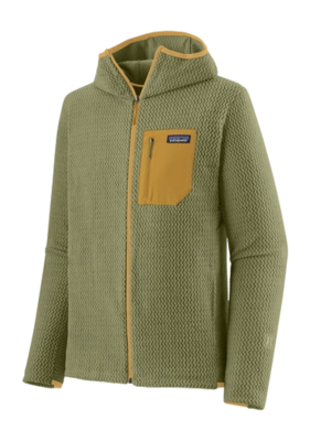 Zip Sweatshirt Patagonia Men R1 Air Full Zip Hoody Buckhorn Green Outdoorsupply