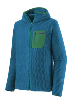 Zip Sweatshirt Patagonia Men R1 Air Full-Zip Hoody Vessel Blue