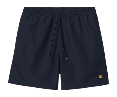 Swim Trunk Carhartt WIP Unisex Chase Dark Navy / Gold