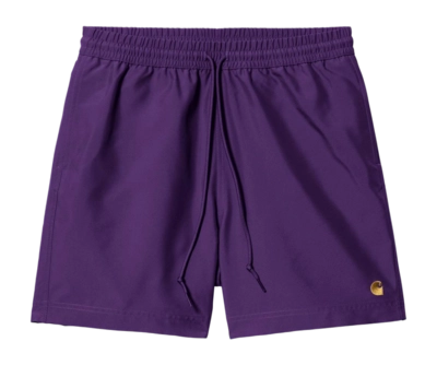 Swim Trunk Carhartt WIP Unisex Chase Tyrian / Gold