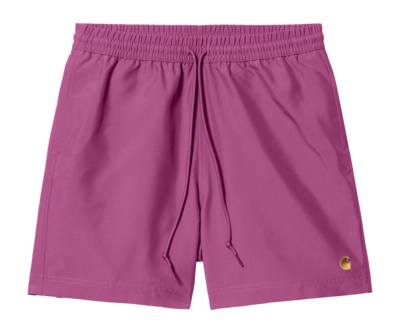 Swim Trunk Carhartt WIP Unisex Chase Magenta / Gold
