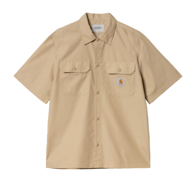 Chemise Carhartt WIP Unisexe S/S Craft Sable