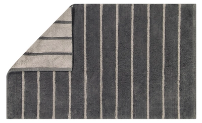 Tapis de Bain Cawö Home Balance Stripes Antracite