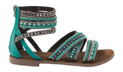 Sandalen Lazamani 75.393 Damen Aqua