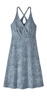 Robe Patagonia Women Amber Dawn Dress Channeling Spring Light Plume Grey