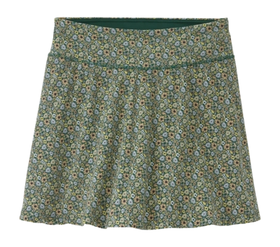 Jupe Patagonia Women Maipo Skort Floral Fun Conifer Green