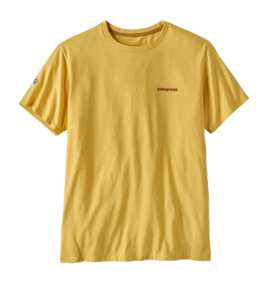 T-shirt Patagonia Unisexe Fitz Roy Icon Responsibili Tee Milled Yellow