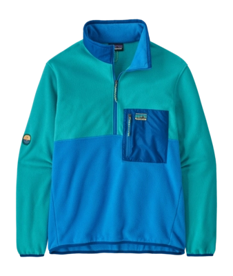 Pull Patagonia Homme Microdini 1/2 Zip P/O Vessel Blue