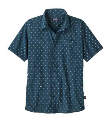 T-Shirt Patagonia Men's Go To Shirt Sun Beams Lagom Blue