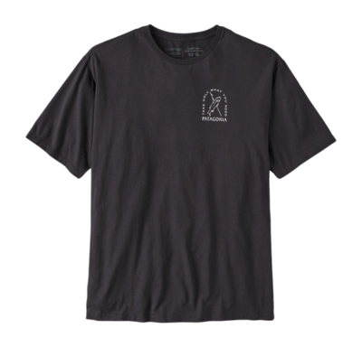 T Shirt Patagonia Homme CTA T Shirt Organic Humble Harvest Ink Black
