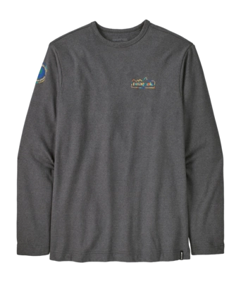 T-shirt Manches Longues Patagonia Men LW Unity Fitz Wildrise Crew Ink Black