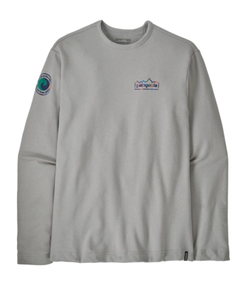 T-Shirt Manches Longues Patagonia Homme LW Unity Fitz Wildrise Crew Salt Grey