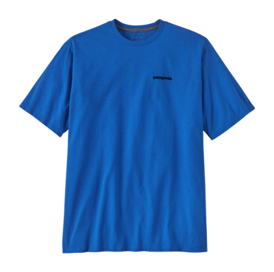 T-shirt Patagonia Homme P6 Logo Responsibili Tee P/6 Outline Vessel Blue
