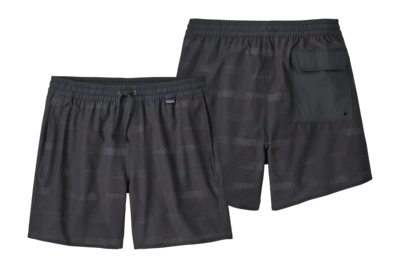 Maillot de Bain Patagonia Homme Hydropeak Volley Shorts Ink Black