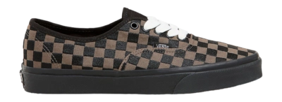 Vans Men Authentic Embroidered Checker Black