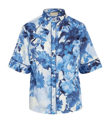 Pyjamashirt Essenza Women Poppy Leila Vanille