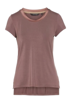 T-Shirt Essenza Damen Luyza Uni Mauve