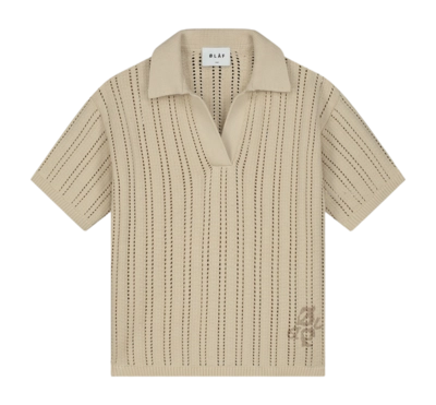 Polo Olaf Hussein Femme Knit Lightweight Cement