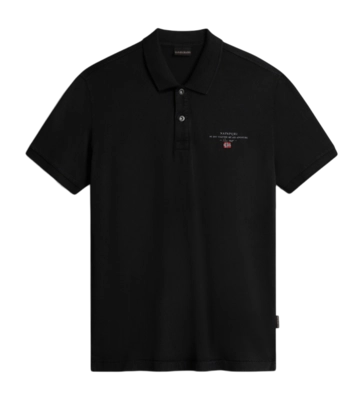 Polo Napapijri Homme Elbas Jersey Black