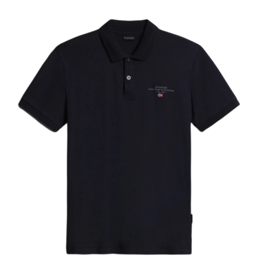 Polo Napapijri Homme Elbas Jersey Blu Marine