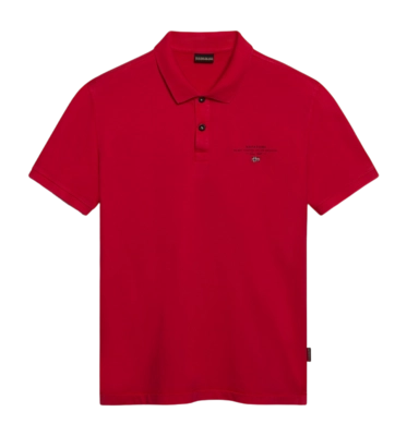 Polo Napapijri Homme Elbas Jersey Red Barberry