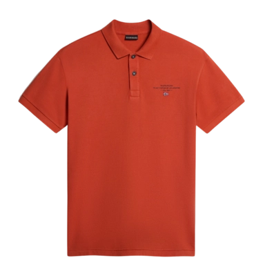 Polo Napapijri Homme Elbas 4 Orange Burnt