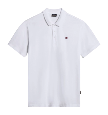 Polo Napapijri Homme Ealis Bright White