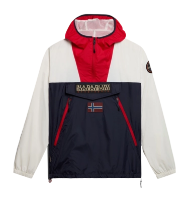 Veste Napapijri Unisexe Rainforest Ripstop Anorak V2 Multicolor MF5