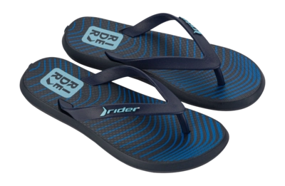 Tongs Rider Kids R1 Style Black/Blue