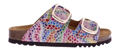 Tongs Scholl Women Noelle Gold Multicolore