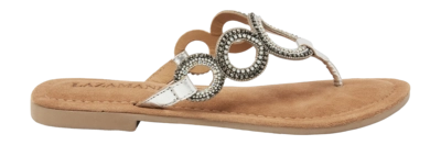 Slipper Lazamani 33.764 Damen Silver