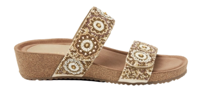 Slipper Lazamani 75.367 Damen Beige Multi
