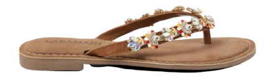 Slipper Lazamani 75.877 Damen Tan